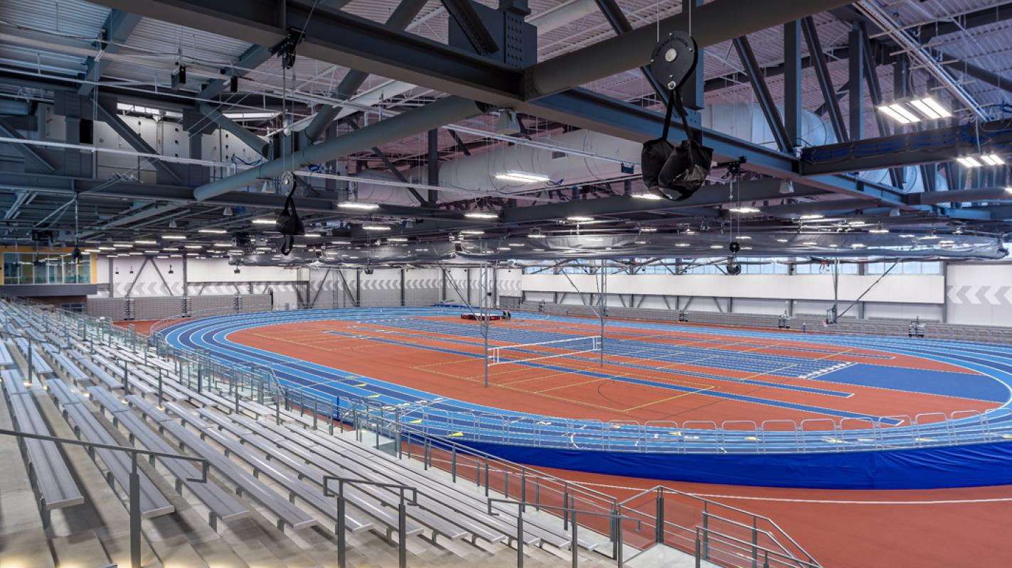 Public indoor running sales track near me